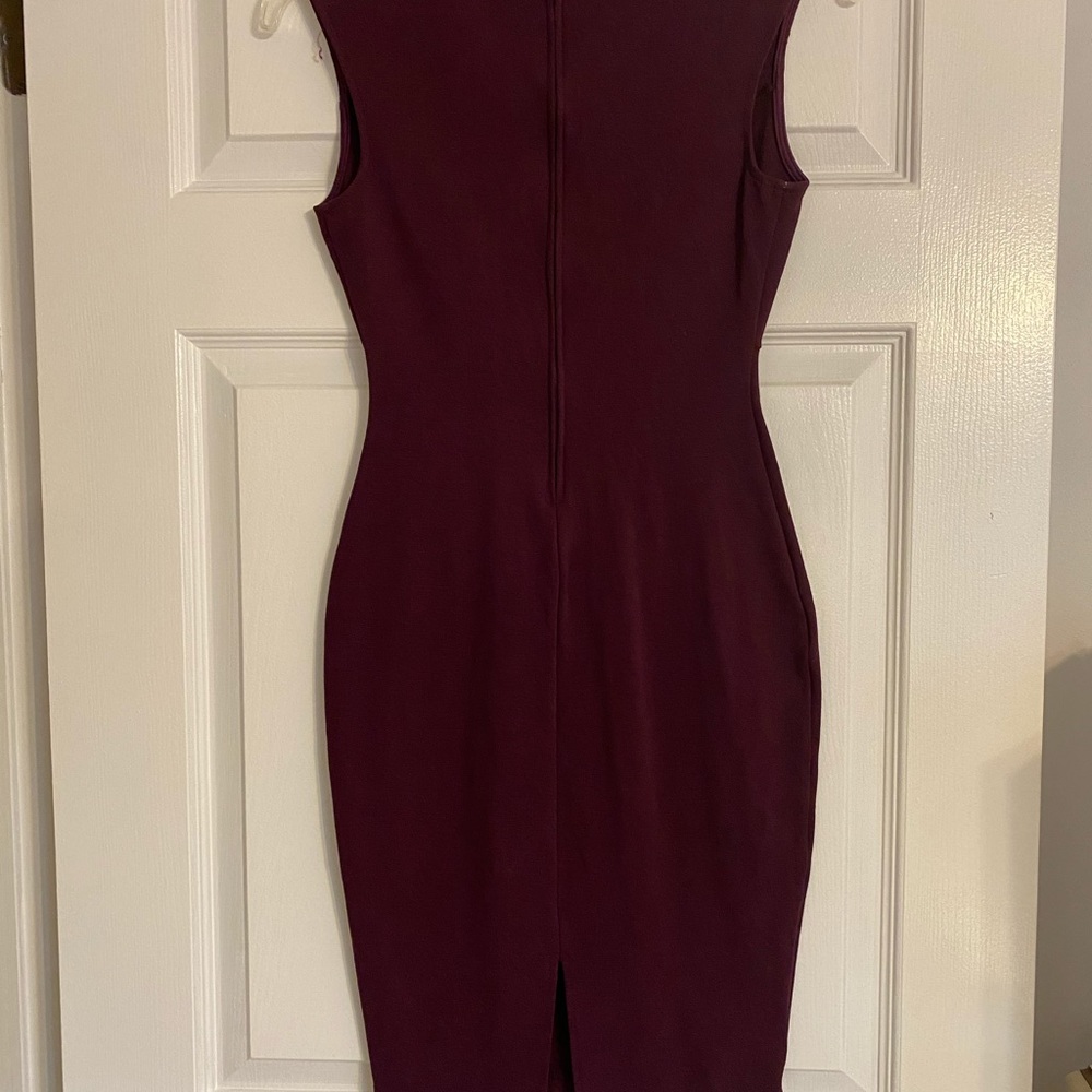 Maroon Windsor bodycon cocktail dress